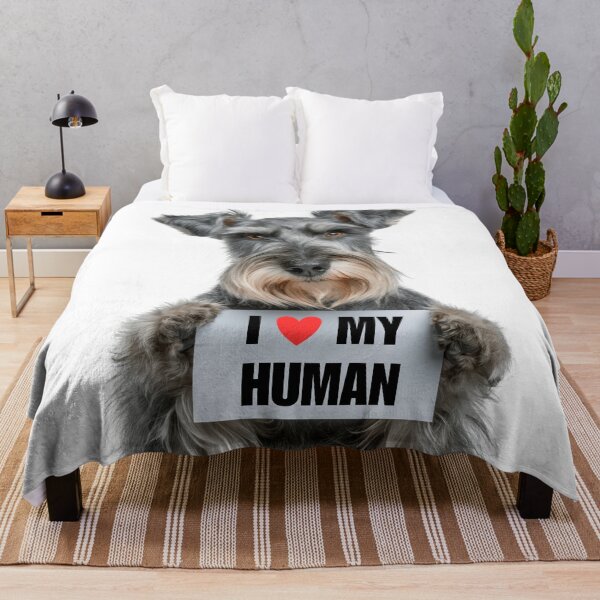 Item preview, Cute Cesky Terrier dog with Signboard I love my Human  designed and sold by LazyOwlStore.
