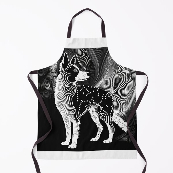 Item preview, Abstract Image Black White - Dog designed and sold by LaurettaNienow.