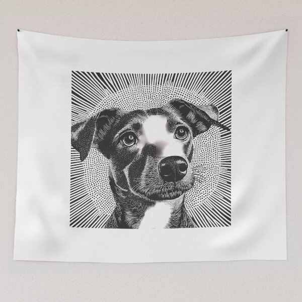 Item preview, Dog - Loving Gaze Upon His Best Friend designed and sold by LaurettaNienow.
