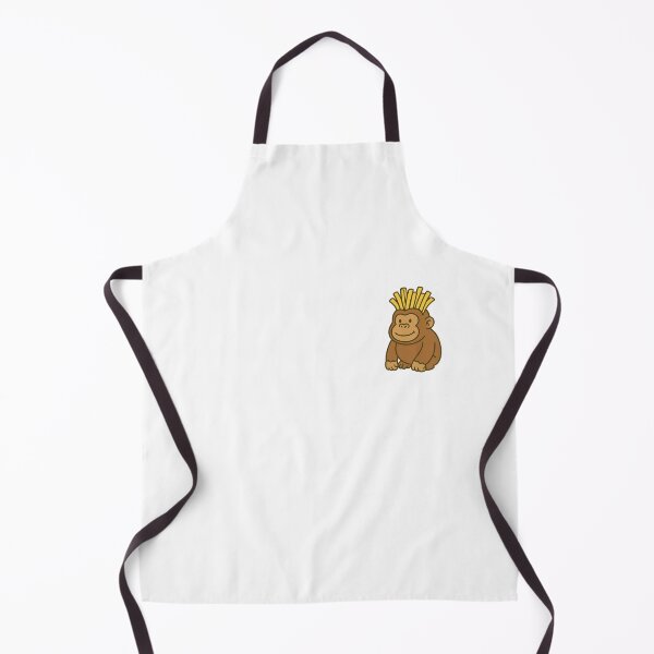 Item preview, French Fry Gorilla – Funky Fantasy Creature Sticker, Mug, Tee designed and sold by Lin's Art Lab.