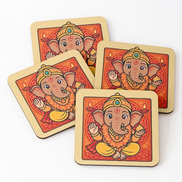 Artikelvorschau, Ganesh Chaturthi – Lord Ganesha entworfen und verkauft von Myra365Art.