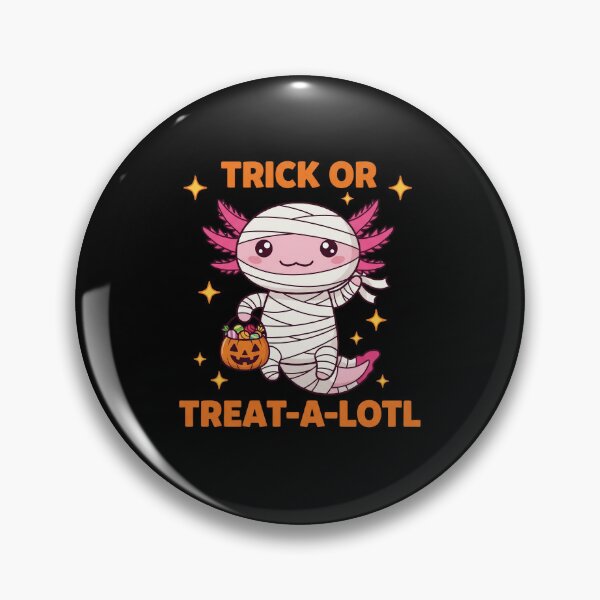 Artikelvorschau, Süßes oder Saures für Halloween, süßer Axolotl entworfen und verkauft von Hananiah Merch.