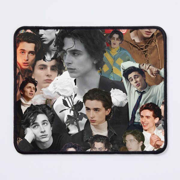 Item preview, Timothée Chalamet Collage – Artistic Black & White with Color Portraits designed and sold by Underhillboon.