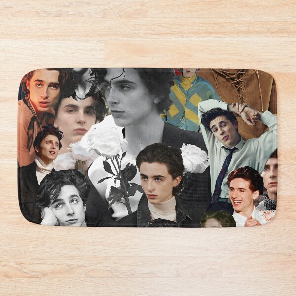 Item preview, Timothée Chalamet Collage – Artistic Black & White with Color Portraits designed and sold by Underhillboon.