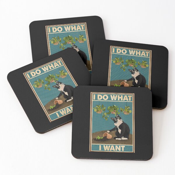 Item preview, Tuxedo Cat Gardening Funny Quotes designed and sold by DeniseAdriana.