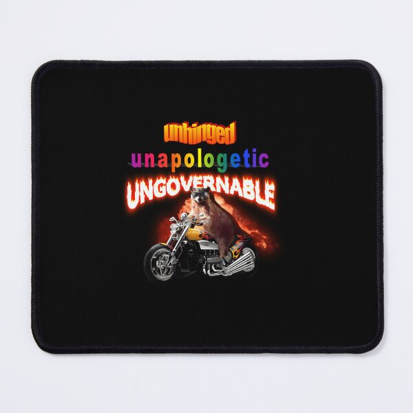 Item preview, Unhinged Unapologetic Ungovernable Raccoon designed and sold by DeniseAdriana.