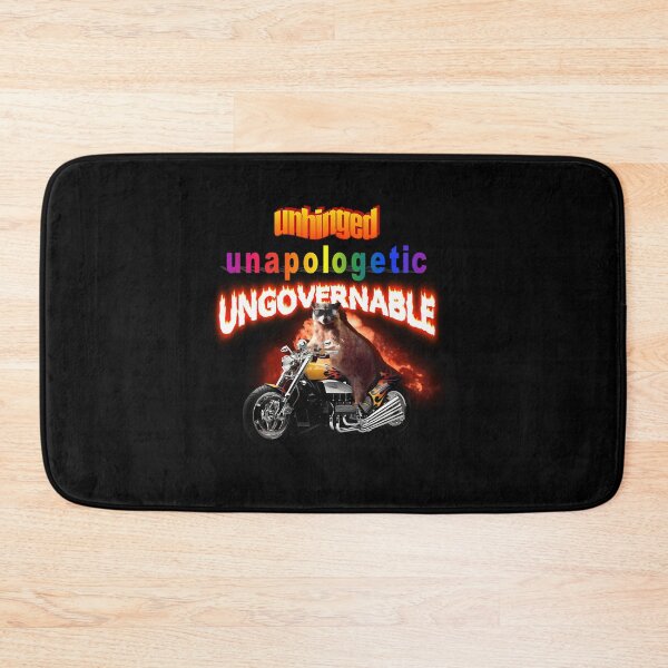Item preview, Unhinged Unapologetic Ungovernable Raccoon designed and sold by DeniseAdriana.