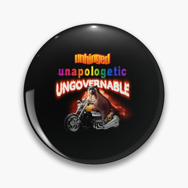 Item preview, Unhinged Unapologetic Ungovernable Raccoon designed and sold by DeniseAdriana.