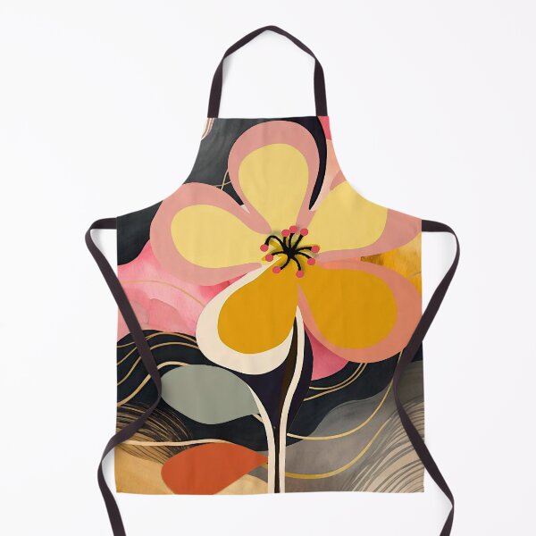 Item preview, Retro Pink Flower Abstract designed and sold by ViaARTfactory.