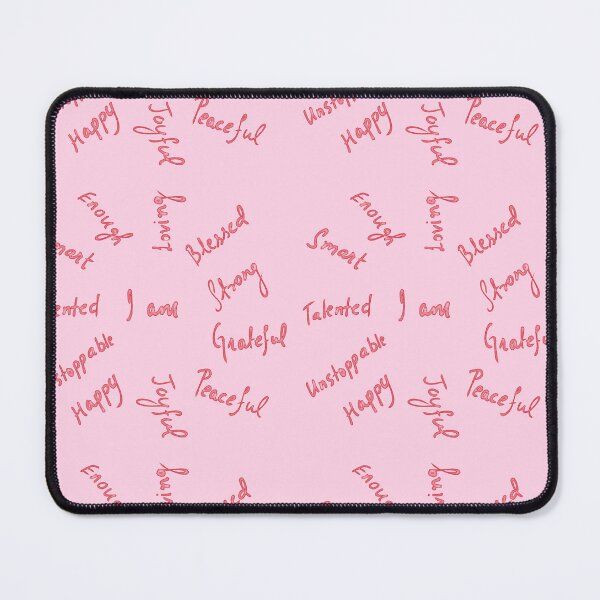 Item preview, Positive Affirmations - Red and Pink designed and sold by Shalini Bisht.