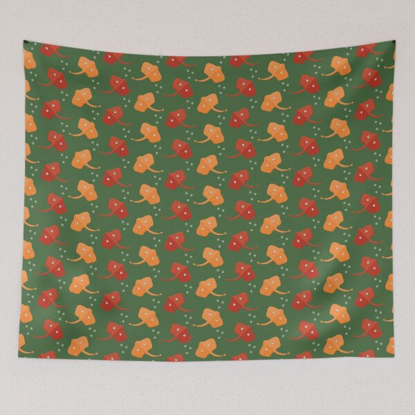 Item preview, Stingrays on green designed and sold by reneesillus.