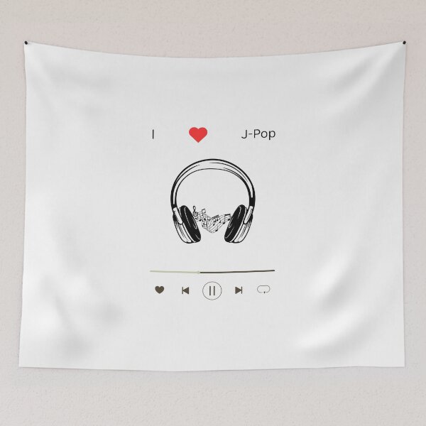 Item preview, I love J-Pop - Funny Anime Quote designed and sold by Kouichi1990.