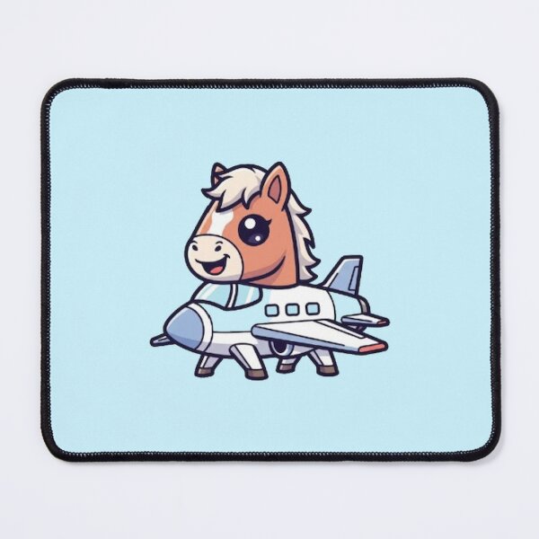 Item preview, Mustang Jet – Adorable Fantasy Creature Sticker, Mug, Tee designed and sold by Lin's Art Lab.