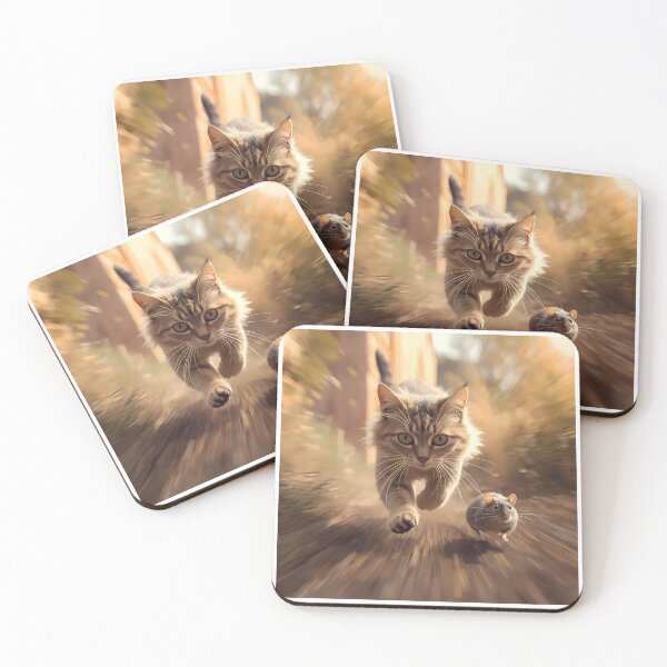 Item preview, Cat Chasing Rat designed and sold by PING 999 STUDIO.