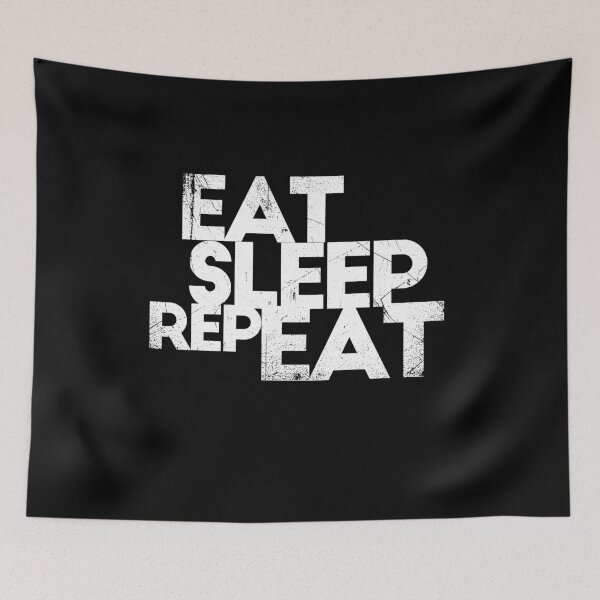 Item preview, Eat Sleep Eat Again designed and sold by BlueRockDesigns.