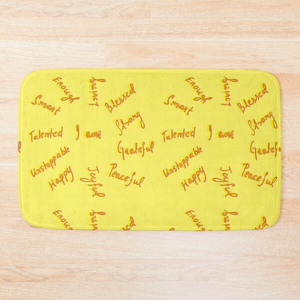 Item preview, I Am Affirmations - Red and Yellow designed and sold by Shalini Bisht.