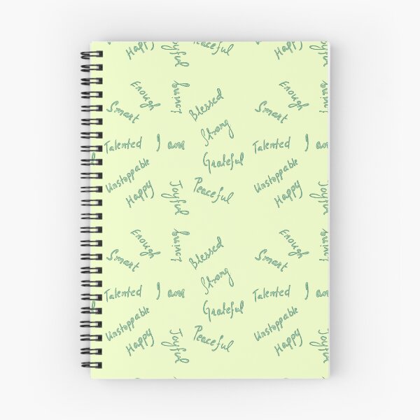 Item preview, Positive Affirmations - Mint and Teal Blue designed and sold by Shalini Bisht.