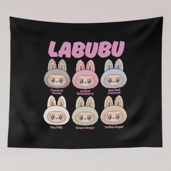 Item preview, Labubu Bunny Characters Pastel Flavors Cute Collection designed and sold by Slimeee199.