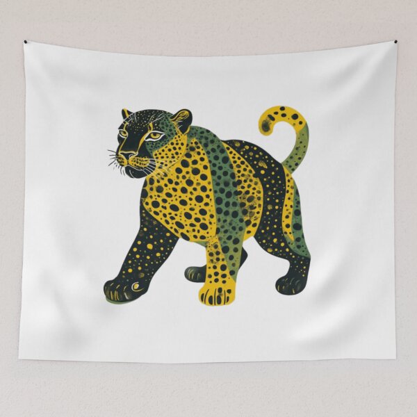 Item preview, Polka Dot Cougar Paw T-Shirt – Team Spirit Wildcat Mascot Tee designed and sold by Exitsolara.