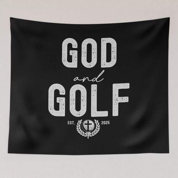 Item preview, God And Golf Est 2025 Christian Golf Lovers Design designed and sold by quptysonatp.