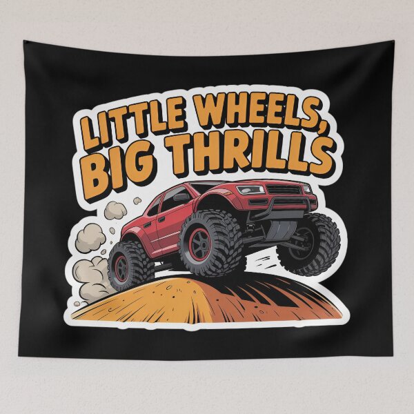 Item preview, RC Car Off-Roading Little Wheels Big Thrills designed and sold by Blok45.