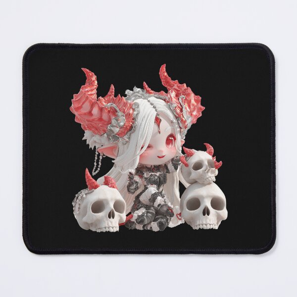 Item preview, Hekate Halloween Skull Goddess | Gothic Demon Witch Art designed and sold by GoldenChiArt.