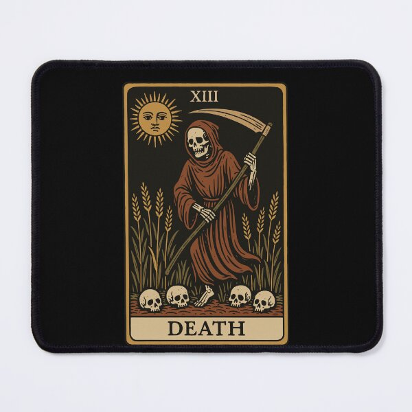 Item preview, Death Tarot Card Spooky Season Design designed and sold by LuminOrb.