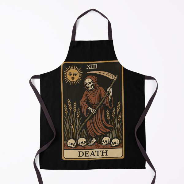 Item preview, Death Tarot Card Spooky Season Design designed and sold by LuminOrb.