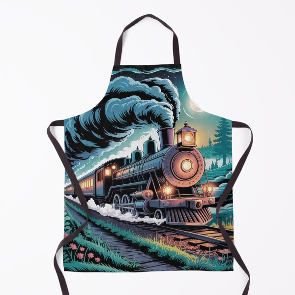 Item preview, Mystical train emerging from swirling mist. designed and sold by Lilashakti ⭐️ ⭐️ ⭐️ ⭐️ ⭐️.