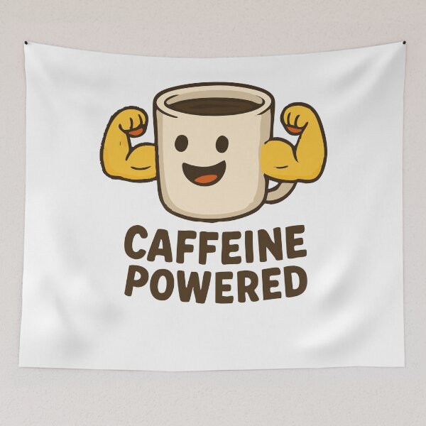 Item preview, Caffeine Powered designed and sold by FGworks.