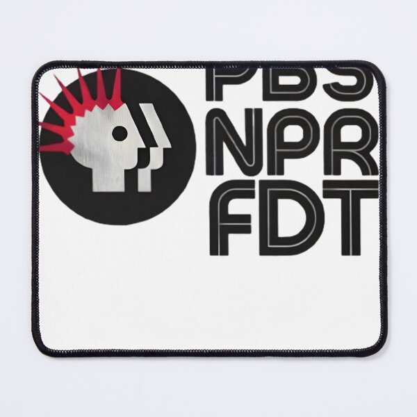 Item preview, PBS, NPR, FDT – Retro designed and sold by ThomaQ.