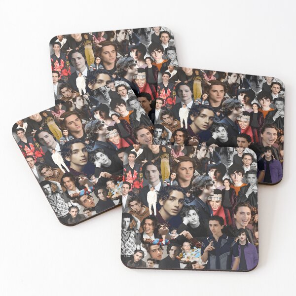 Item preview, Timothée Chalamet Collage – Fashion & Cinematic Portrait Collection designed and sold by Underhillboon.