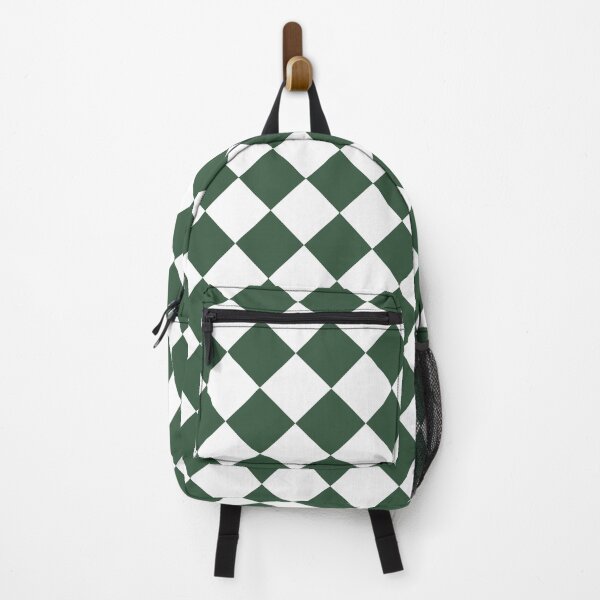 Item preview, Classic Green and White Harlequin Check Pattern | Elegant Argyle Diamond Design designed and sold by ROD.
