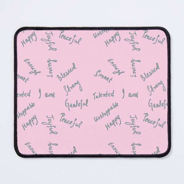 Item preview, Positive Affirmations -  Pink and Teal Blue designed and sold by Shalini Bisht.