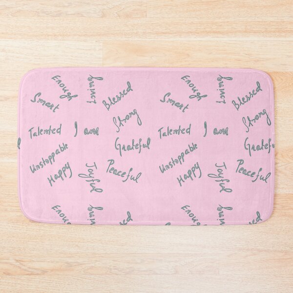 Item preview, Positive Affirmations -  Pink and Teal Blue designed and sold by Shalini Bisht.