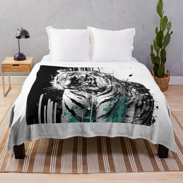 Item preview, Tigre Cat Black White designed and sold by LisandroBlick1.
