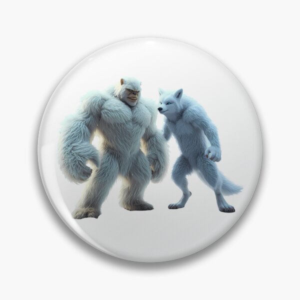 Item preview, The Yeti and the Wolf designed and sold by PING 999 STUDIO.