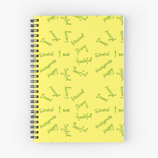 Item preview, Positive Affirmations -  Yellow and Teal Blue designed and sold by Shalini Bisht.