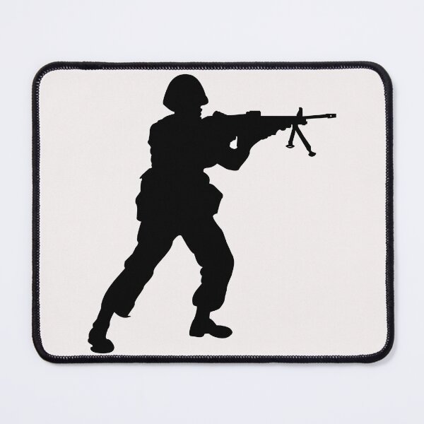 Artikelvorschau, Armee - Soldat - MG-Sturm - Silhouette X 300 entworfen und verkauft von Military Insignia Products.