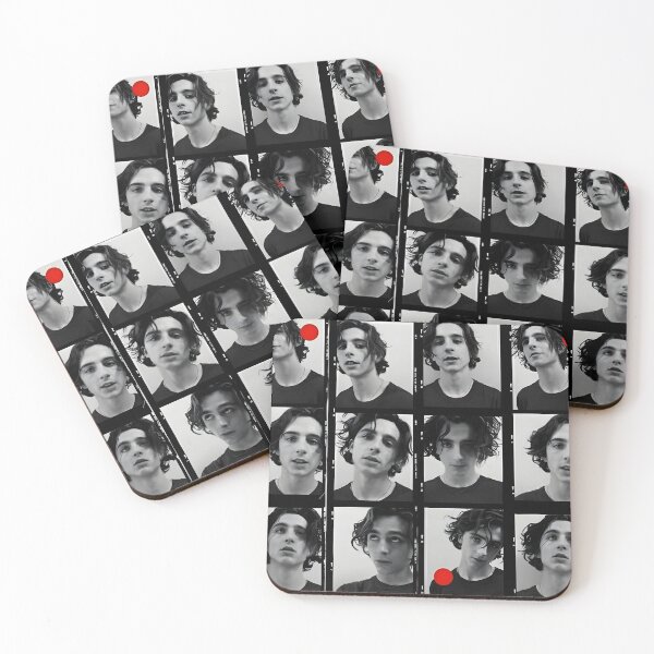 Item preview, Timothée Chalamet Film Strip Collage – Black & White Editorial Style designed and sold by Underhillboon.