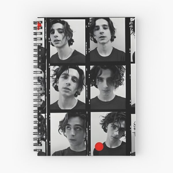 Item preview, Timothée Chalamet Film Strip Collage – Black & White Editorial Style designed and sold by Underhillboon.