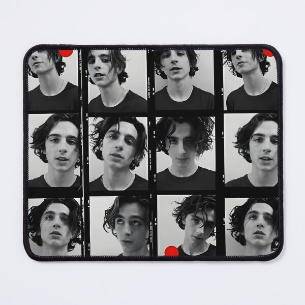 Item preview, Timothée Chalamet Film Strip Collage – Black & White Editorial Style designed and sold by Underhillboon.