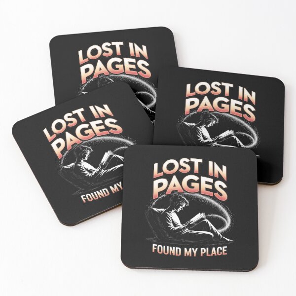 Item preview, Lost in pages - book lover – bookworm - librarian life - literature lover - book club – bibliophile - stack of books - novel addict - paperback fan - readers retreat - book obsession designed and sold by JansenGS.