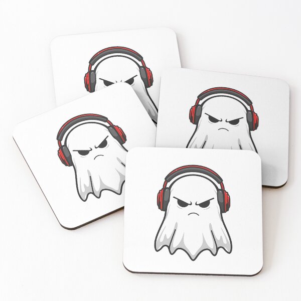 Item preview, Angry Gamer Ghost designed and sold by PING 999 STUDIO.