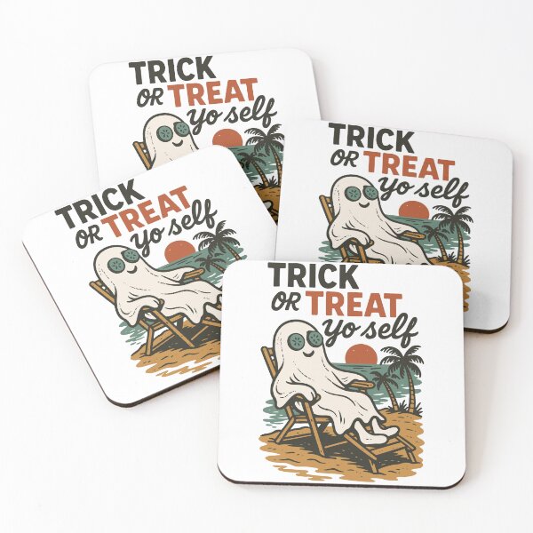 Item preview, Trick Or Treat Yo Self Halloween Funny Saying designed and sold by LuminOrb.