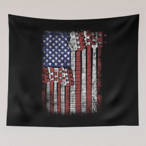 Item preview, Bass Guitar Flag designed and sold by mebyme.
