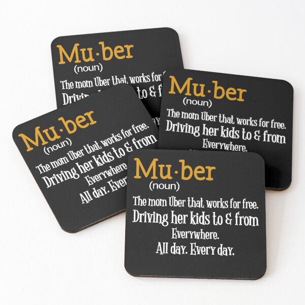 Item preview, Mu-ber Mom Uber That Works For Free Driving Kids Everywhere designed and sold by quptysonatp.