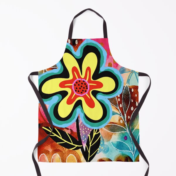 Item preview, Retro Flower Garden designed and sold by ViaARTfactory.