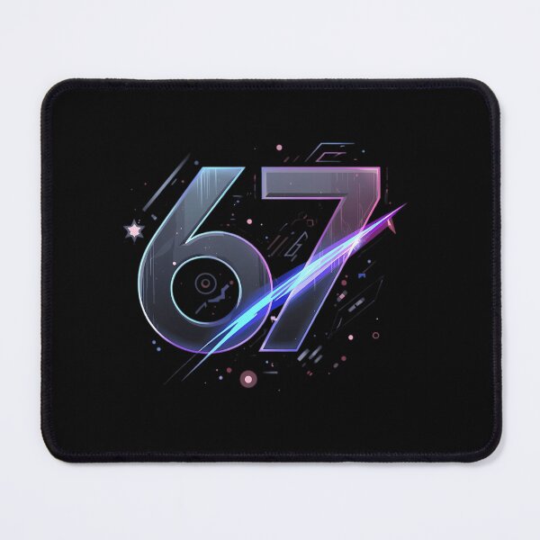 Item preview, 67 Trend Viral Minimalist Number Design designed and sold by AlishaFrances.