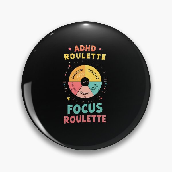 Item preview, Adhd Focus Roulette Wheres My Attention Today designed and sold by AlishaFrances.